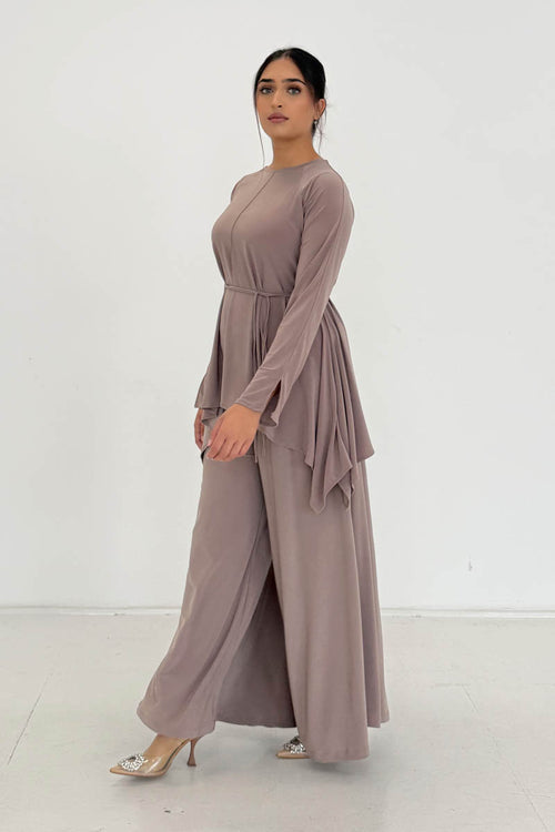 ASYMMETRIC DRAPE COORD SET