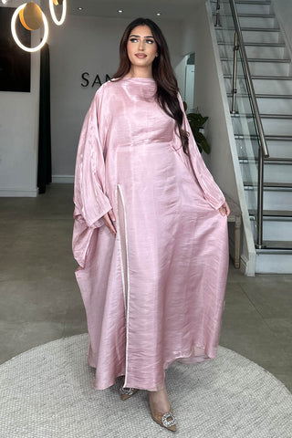 HELMA SPLIT KAFTAN MAUVE