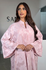 HANI FRILL SLEEVE MAXI BABY PINK