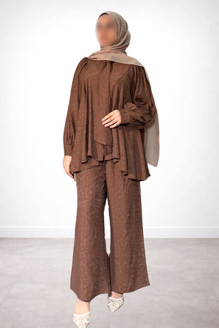 ENCHANTED BLOOM ABAYA SET PINK