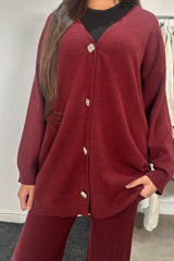 ZIBA COORD SET BURGUNDY