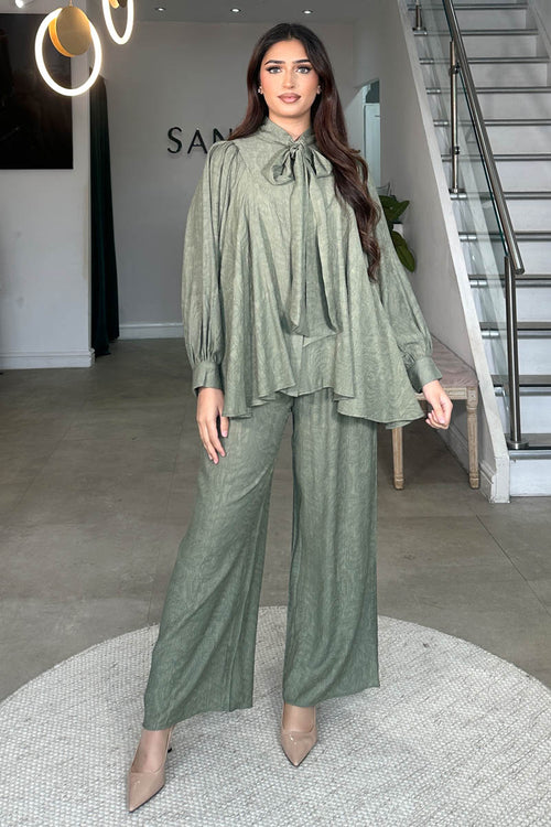 CIARA TIE COORD OLIVE