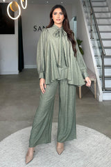 CIARA TIE COORD OLIVE