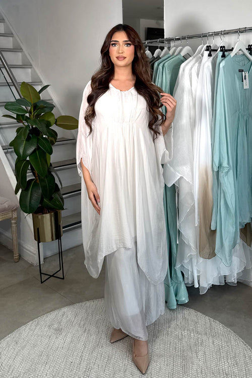 DARYA KAFTAN COORD SET CREAM