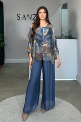 ELAHI MARBLE COORD BLUE