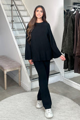 ELISE KNIT COORD BLACK