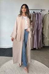 FARA PEARL SLEEVE KIMONO NUDE PINK