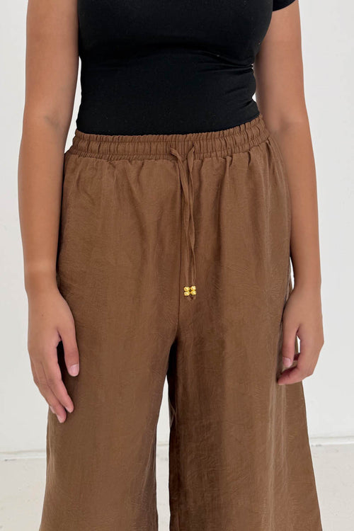 RELAXED WIDE LEG TROUSERS