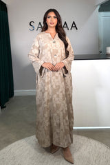 HANI GOLD BUTTON MAXI BEIGE