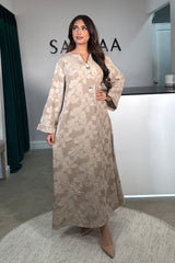 HANI GOLD BUTTON MAXI BEIGE