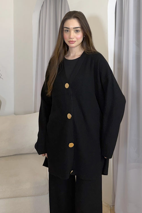 ROWENA COORD SET BLACK