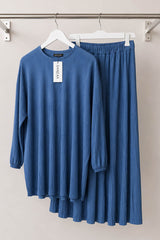 ILARA CRINKLE COORD POWDER BLUE