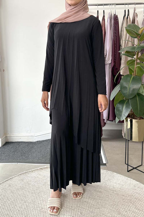 IVY SLIT CO-ORD BLACK