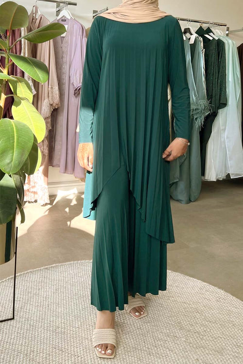 IVY SLIT CO-ORD GREEN