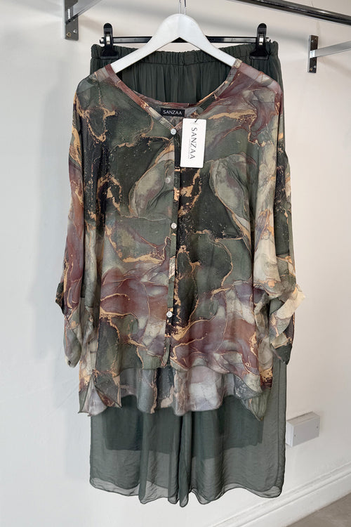 ELAHI MARBLE COORD KHAKI