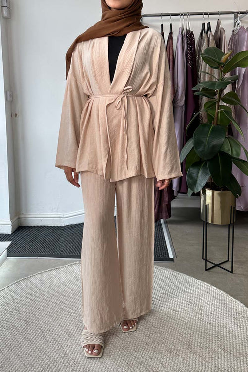 LEILA TWO PIECE COORD Cream
