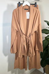 LEILA TWO PIECE COORD CAMEL