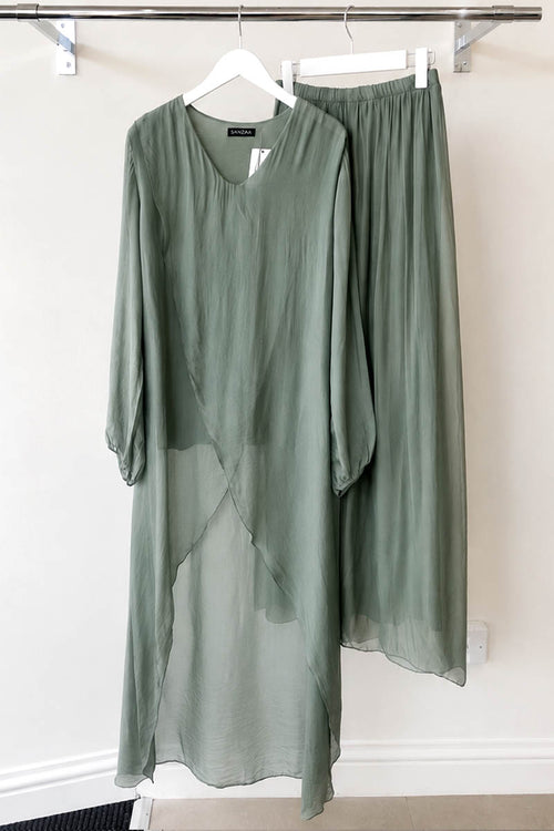 LINA LONG SLEEVE COORD SAGE