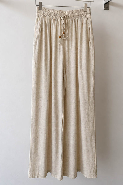 AMELIA LINEN BLEND TROUSERS
