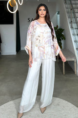 MAHSA SILK COORD LAVENDER LATTE