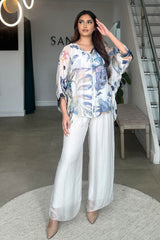 MAHSA SILK COORD ARCTIC ICE