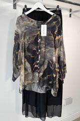 ELAHI MARBLE COORD BLACK