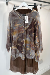 ELAHI MARBLE COORD BROWN