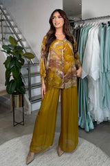 ELAHI MARBLE COORD MUSTARD