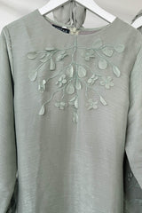 MARIA SHIMMER ABAYA MINT