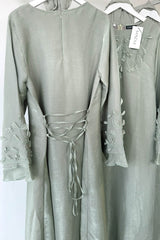 MARIA SHIMMER ABAYA MINT