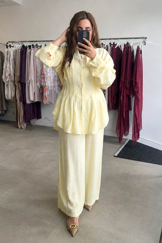 AVAA SILK COORD COTTON CANDY