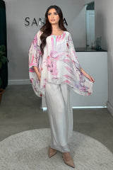 KAAZE SILK TOP PINK