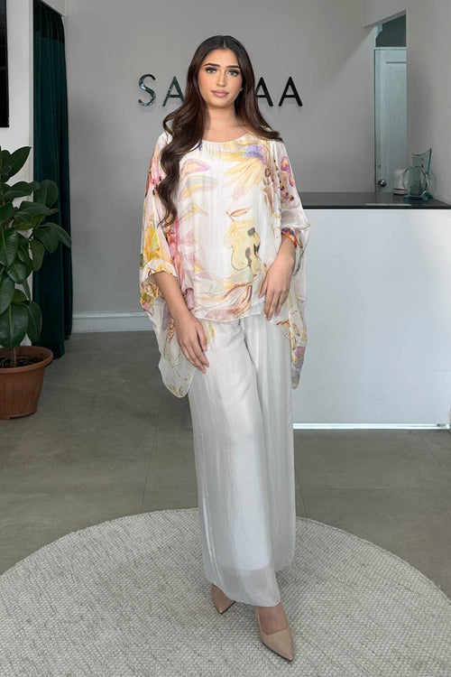 KAAZE SILK COORD YELLOW