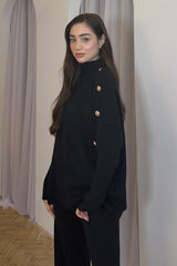 GIANNA COORD SET BLACK