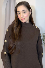 GIANNA COORD SET BROWN