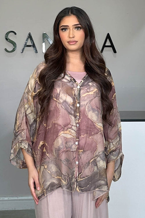 ELAHI MARBLE TOP PINK