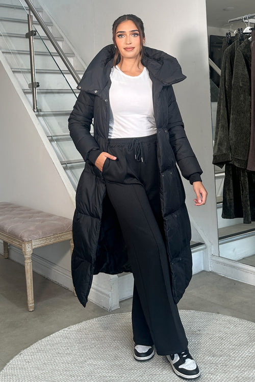 SELENE PUFFER COAT BLACK