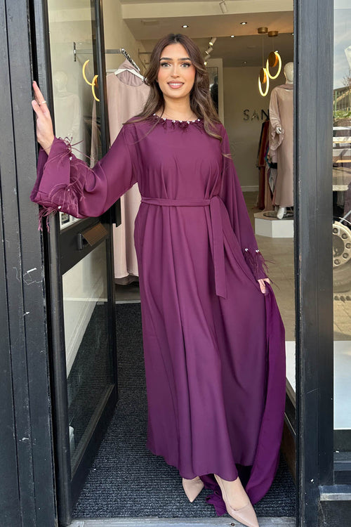 HAMERA ABAYA ROYAL PURPLE