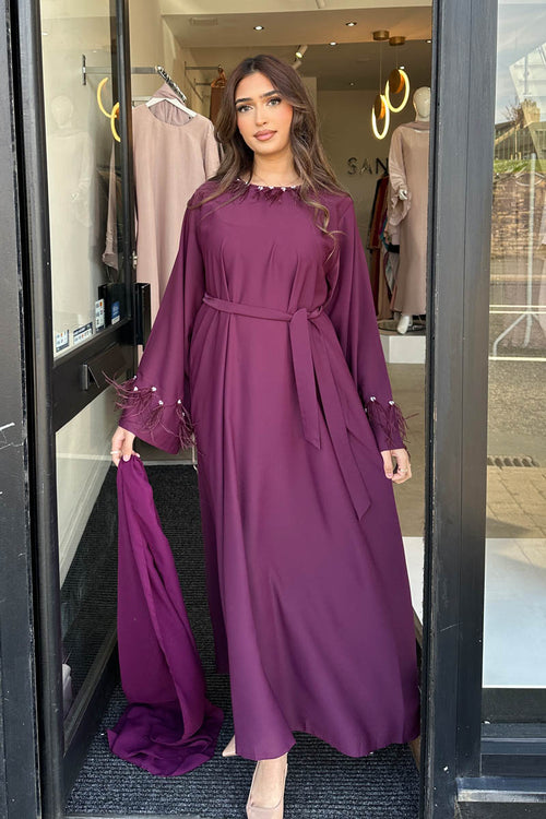 HAMERA ABAYA ROYAL PURPLE