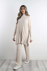 ELAYA KNIT COORD IVORY