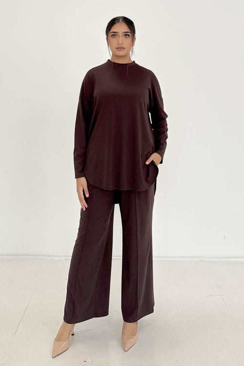 CURVED HEM COORD SET