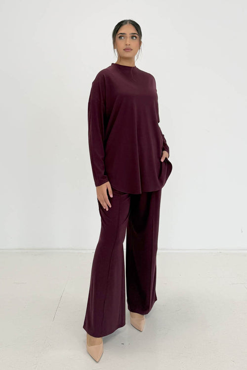 CURVED HEM COORD SET