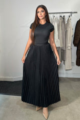 MONA CHUNKY KNIT CARDI BLACK