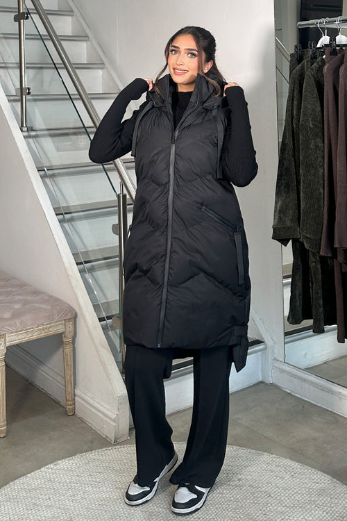 ZORA GILET BLACK