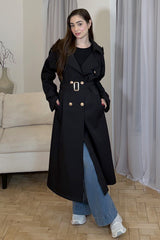 CLARISSE TRENCH COAT BLACK
