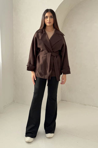MAHIN TWO-PIECE KNIT SET BLACK
