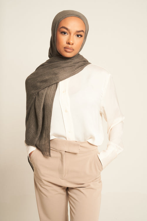 Deep Basil | Luxury Cotton Modal Hijab