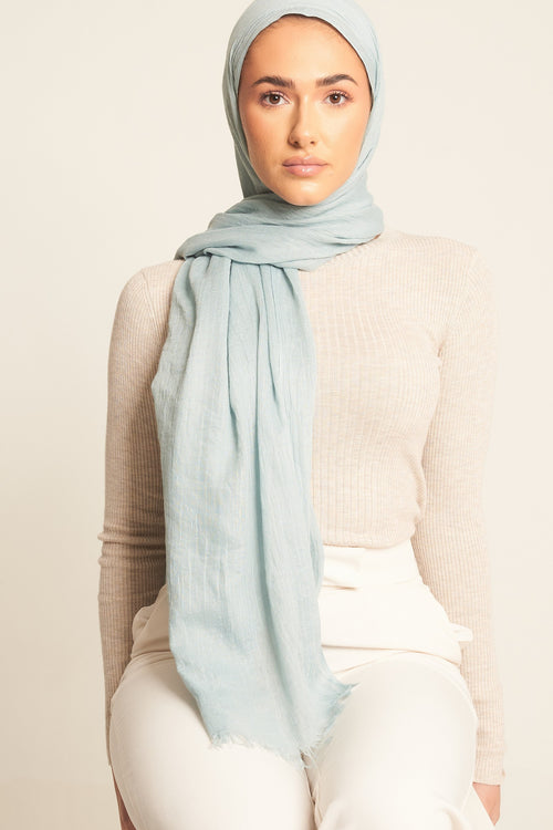 Irish Mint | Luxury Cotton Modal  Hijab