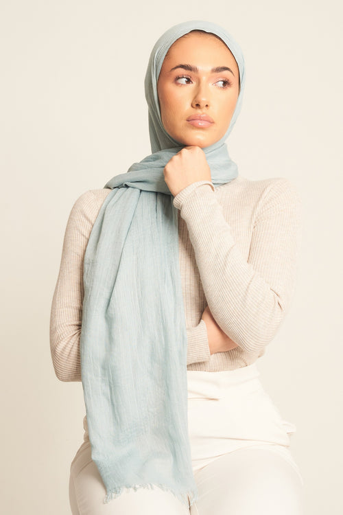 Irish Mint | Luxury Cotton Modal  Hijab
