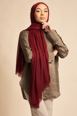 Berry Red I Premium Soft Touch Hijab